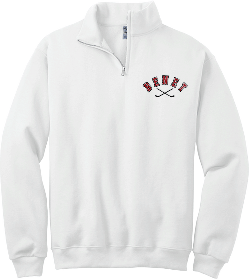 Benet Hockey NuBlend 1/4-Zip Cadet Collar Sweatshirt